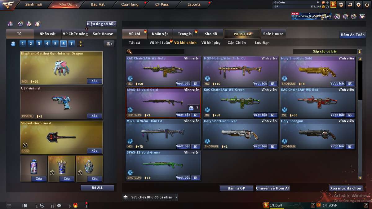 shop acc cf uy tin gia re